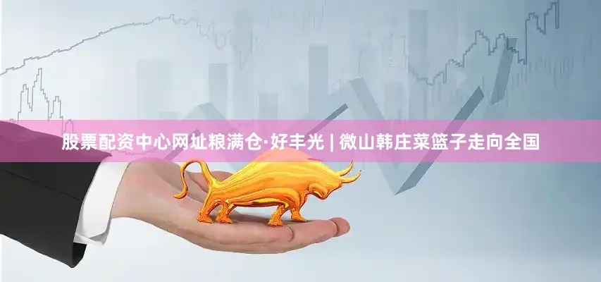 股票配资中心网址粮满仓·好丰光 | 微山韩庄菜篮子走向全国